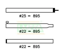 Campking Caravanvoortentstok Aluminium