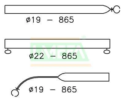 Campking Voortentspanstok Staal 2 Campking Voortentspanstok Staal - Afbeelding 2