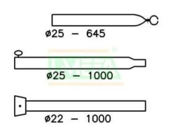 Campking Stormstok Staal Klapvoet