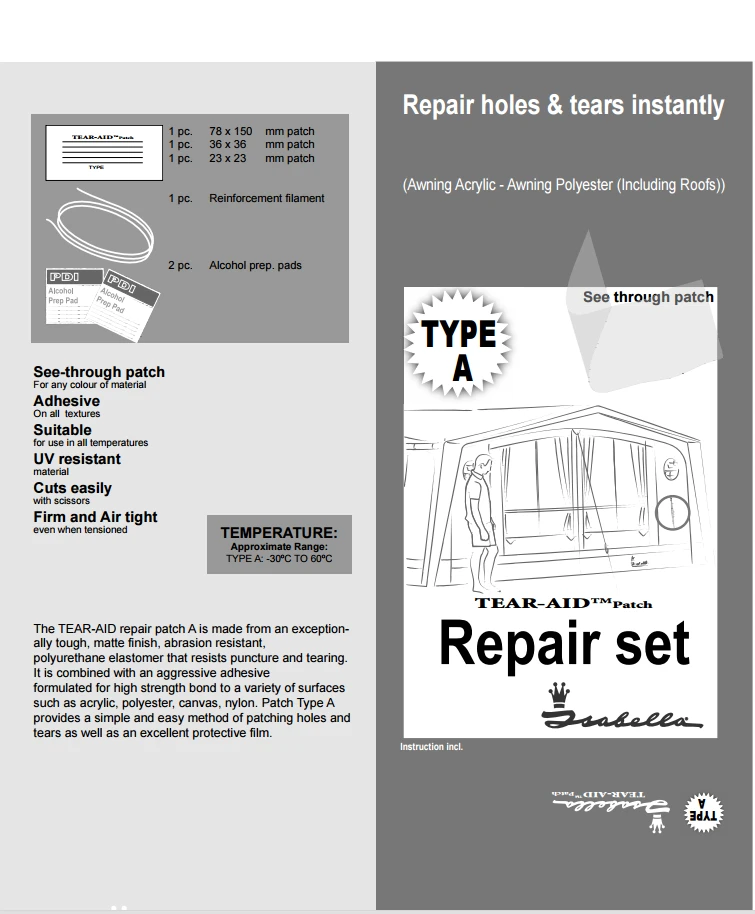 Isabella Reparatieset A 2 Isabella Reparatieset A - Afbeelding 2