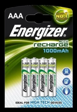 Energizer Oplaadbare Batterijen AAA 4 Stks