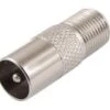 OCS Koppelstuk F-stekker > Coaxstekker Male