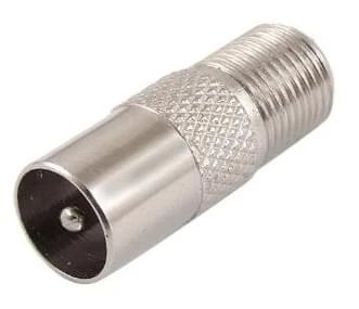 OCS Koppelstuk F-stekker > Coaxstekker Male 1 OCS Koppelstuk F-stekker > Coaxstekker Male