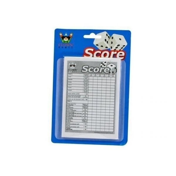 Clown Scoreblok 1 Clown Scoreblok