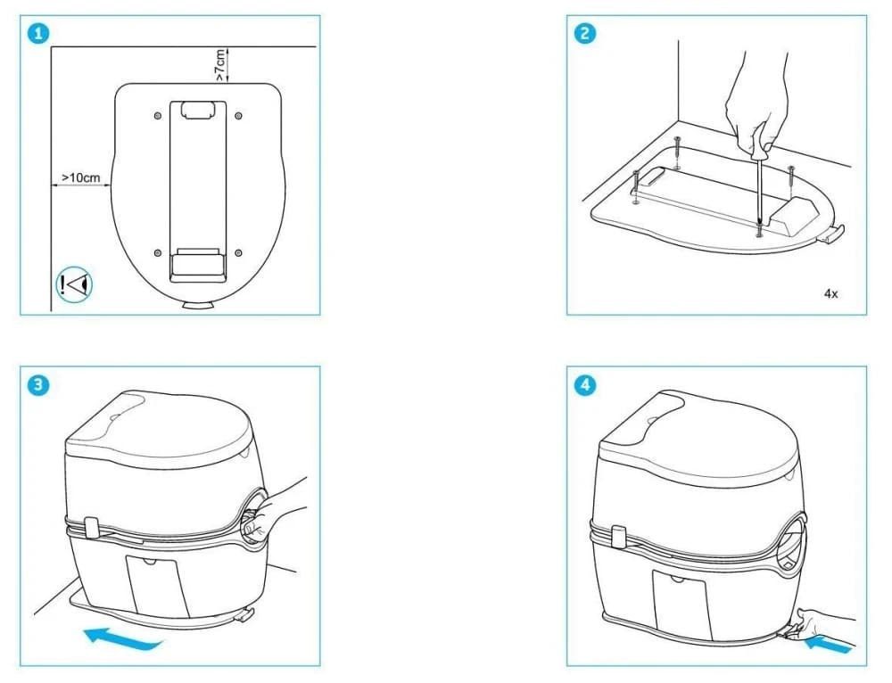 Thetford Floor Plate PP Excellence 3 Thetford Floor Plate PP Excellence - Afbeelding 3