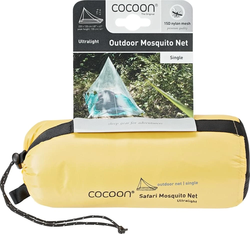 Cocoon Ultralight Mosquito Net Single Groen 3 Cocoon Ultralight Mosquito Net Single Groen - Afbeelding 3