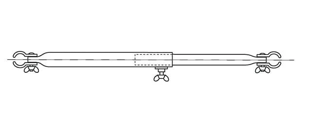 Campking Verandastang Aluminium 1 Campking Verandastang Aluminium