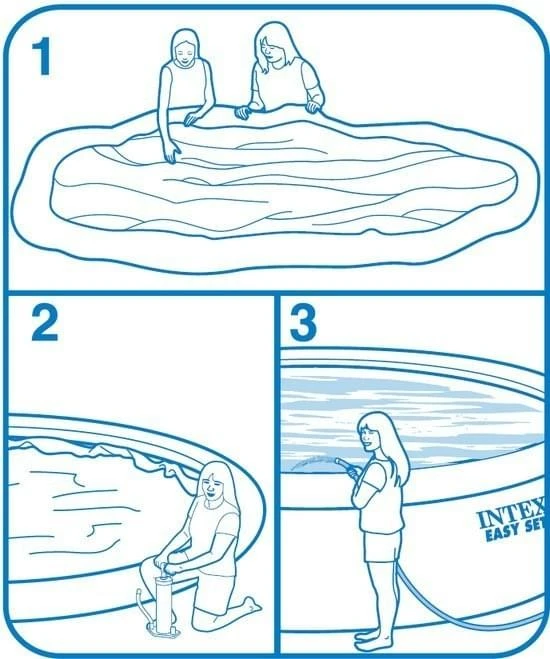 Intex Easy Set Pool 244 X 76 Cm Zwembad 4 Intex Easy Set Pool 244 X 76 Cm Zwembad - Afbeelding 4