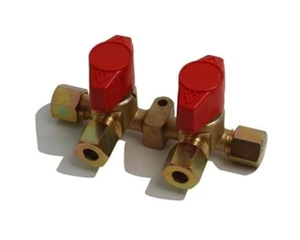 Snelsluitkraan Dubbel 8mm 1 Snelsluitkraan Dubbel 8mm