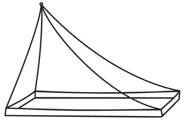 Cocoon Ultralight Mosquito Net Single Groen 2 Cocoon Ultralight Mosquito Net Single Groen - Afbeelding 2