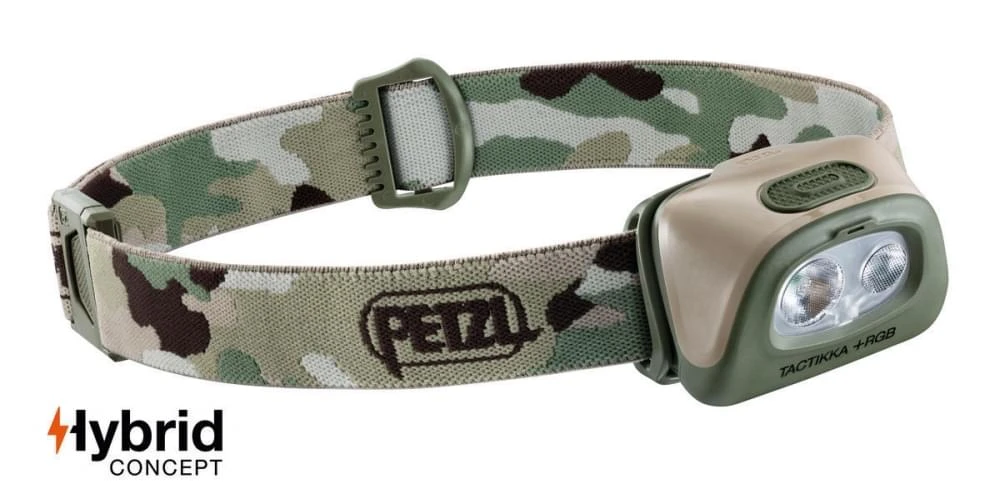Petzl Tactikka+ RGB 350 Hoofdlamp Camouflage 1 Petzl Tactikka+ RGB 350 Hoofdlamp Camouflage
