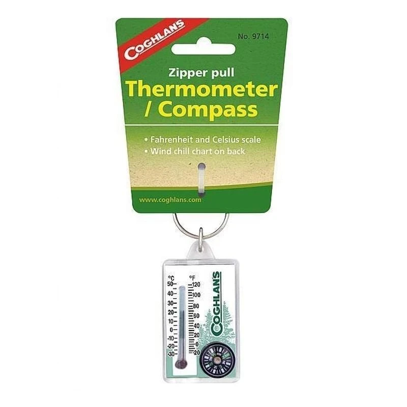 Coghlan's Kompas Met Thermometer 1 Coghlan's Kompas Met Thermometer