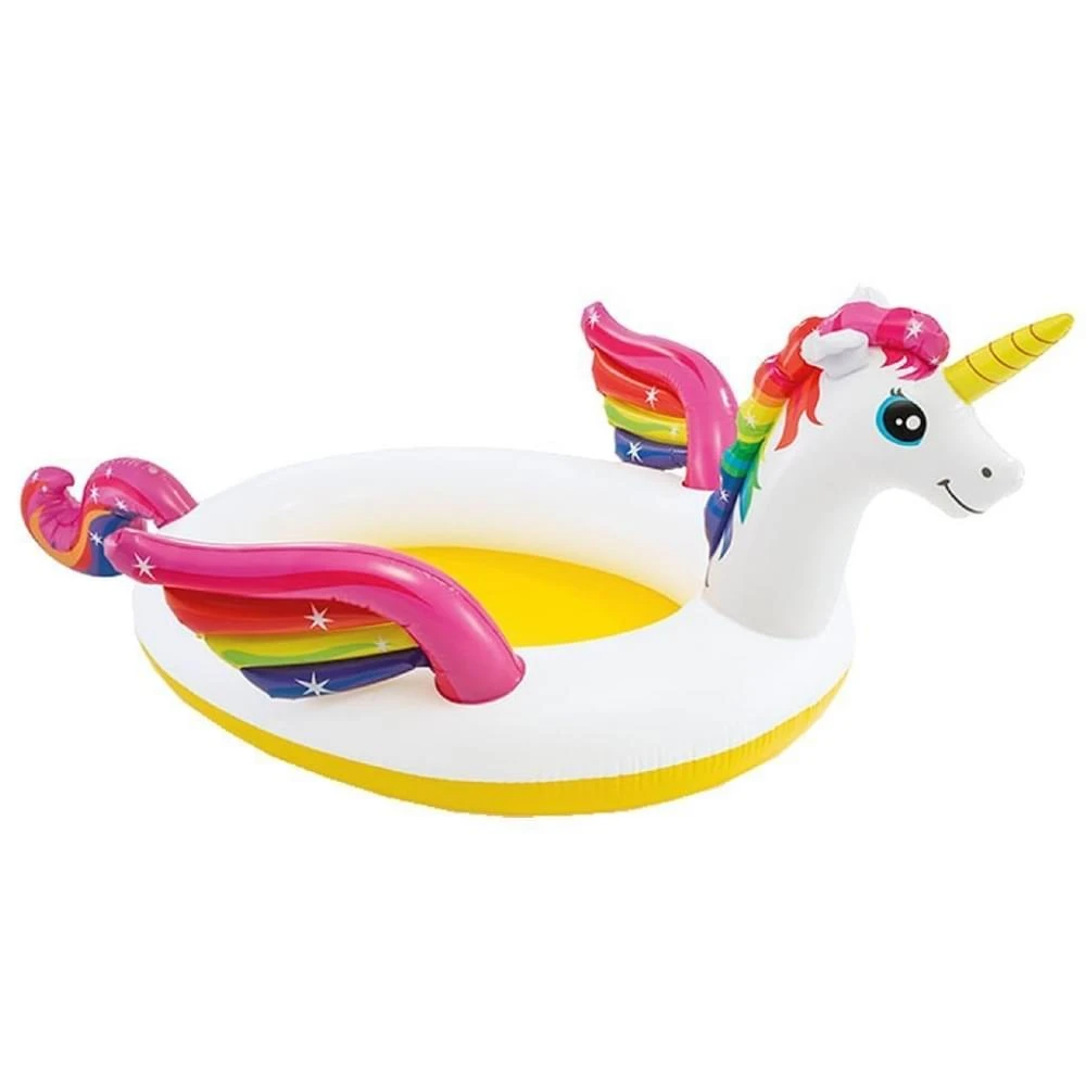 Intex Rainbow Unicorn Zwembad 1 Intex Rainbow Unicorn Zwembad