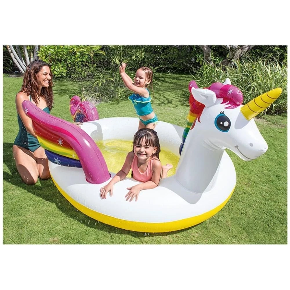 Intex Rainbow Unicorn Zwembad 2 Intex Rainbow Unicorn Zwembad - Afbeelding 2