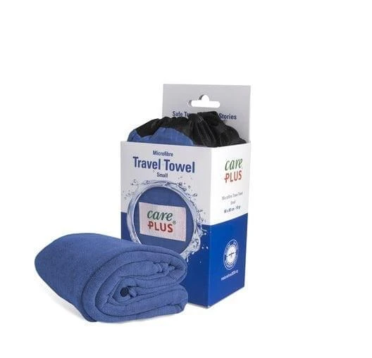 Care Plus Travel Towel Small - Blauw 1 Care Plus Travel Towel Small - Blauw