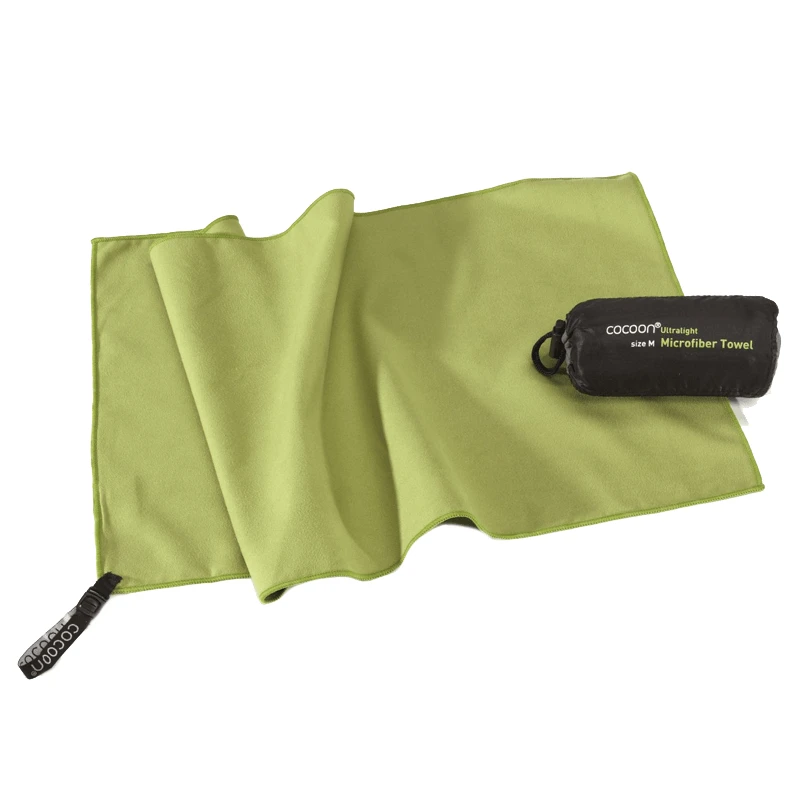 Cocoon Ultralight Handdoek Groen 1 Cocoon Ultralight Handdoek Groen