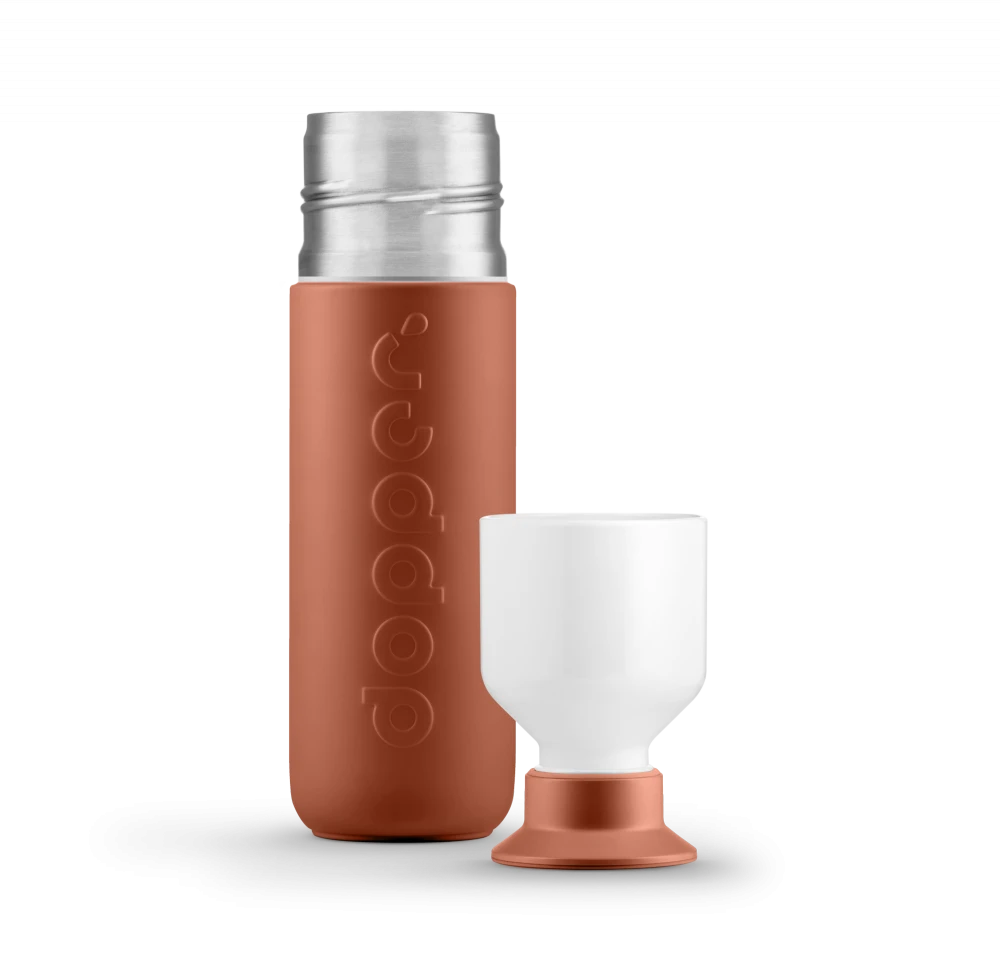 Dopper Insulated Thermosfles 350 Ml Oranje 2 Dopper Insulated Thermosfles 350 Ml Oranje - Afbeelding 2