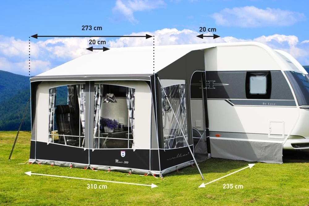 Walker Maxi 300 Aluminium Frame Deeltent 2 Walker Maxi 300 Aluminium Frame Deeltent - Afbeelding 2