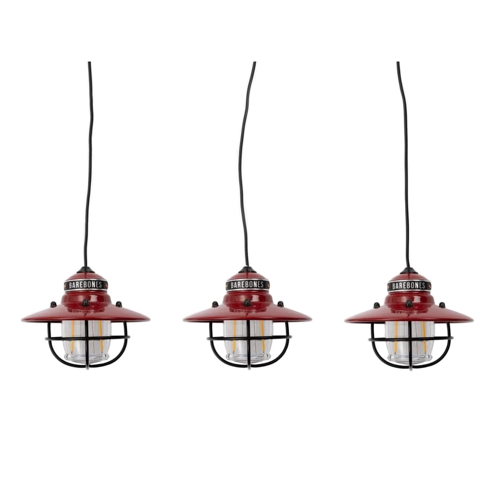 Barebones Edison String 3-Pack Rood 1 Barebones Edison String 3-Pack Rood