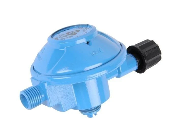 ML Drukregelaar 30mb Campingaz 1/4 Links 1 ML Drukregelaar 30mb Campingaz 1/4 Links