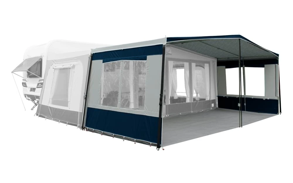 Reda Genova Premium Staal Frame 25mm Voortentluifel Blauw 1 Reda Genova Premium Staal Frame 25mm Voortentluifel Blauw