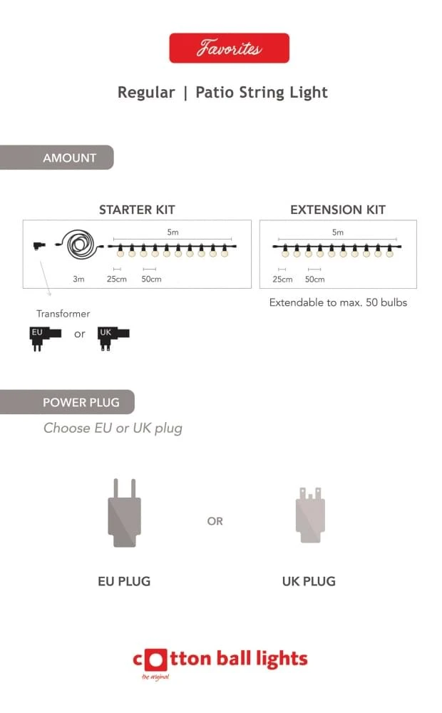 LEDR Patio Lights Round Starter Kit 7 LEDR Patio Lights Round Starter Kit - Afbeelding 7