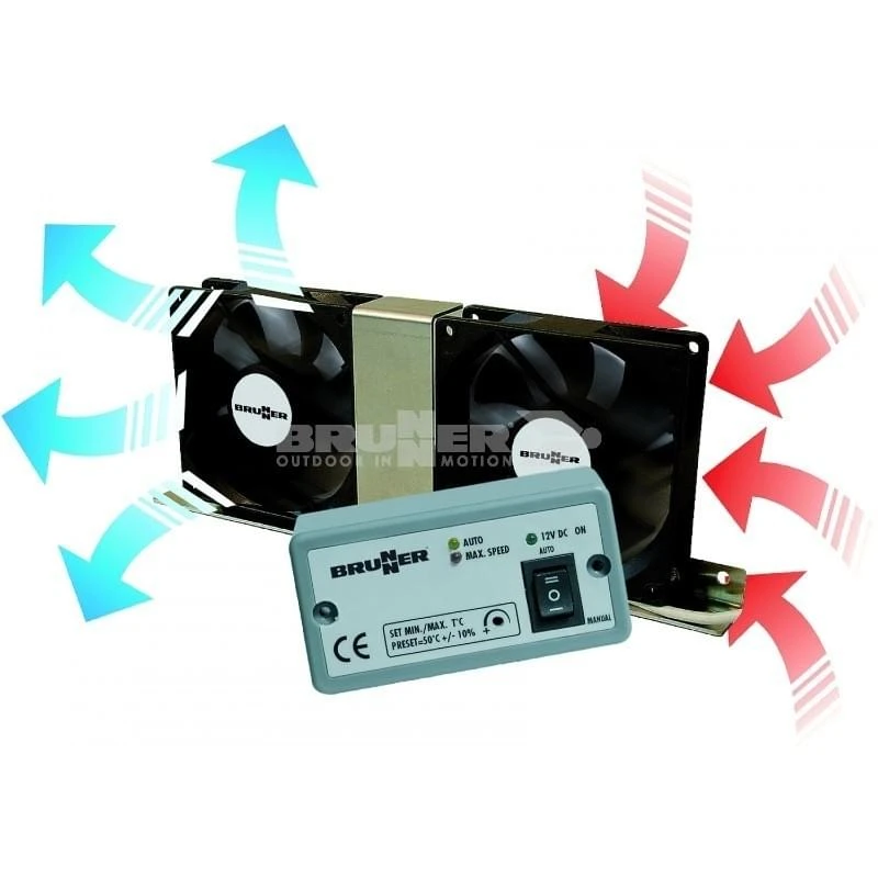Brunner Vento Electronic Koelkast Ventilator 12V 1 Brunner Vento Electronic Koelkast Ventilator 12V