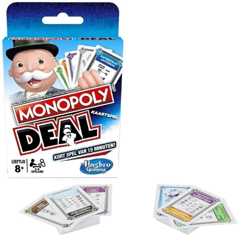 Hasbro Monopoly Deal Kaartspel 2 Hasbro Monopoly Deal Kaartspel - Afbeelding 2