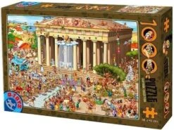 D-Toys Cartoon Puzzel Acropolis Athene 1000 Stukjes