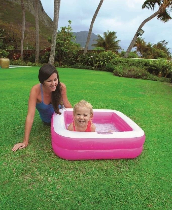 Intex Play Box Baby Opblaasbaar Zwembad 2 Intex Play Box Baby Opblaasbaar Zwembad - Afbeelding 2
