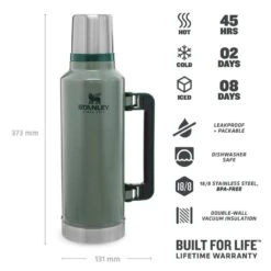 Stanley The Legendary Classic Bottle 1.9 L Groen 6 Stanley The Legendary Classic Bottle 1.9 L Groen -Klean Kanteen Winkel 82008 stanley the legendary classic bottle 1.9 l