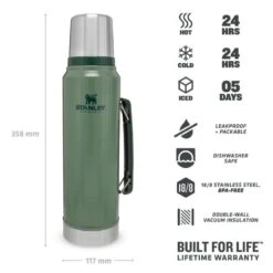 Stanley The Legendary Classic Bottle 1 L Groen 6 Stanley The Legendary Classic Bottle 1 L Groen -Klean Kanteen Winkel 82012 stanley the legendary classic bottle 1 l
