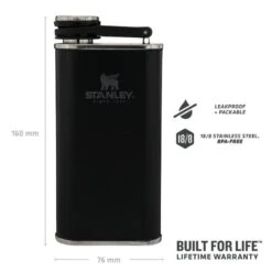 Stanley The Easy Fill Wide Mouth Flask 0,23L Zwart 6 Stanley The Easy Fill Wide Mouth Flask 0,23L Zwart -Klean Kanteen Winkel 82111 stanley the easy fill wide mouth flask 023l