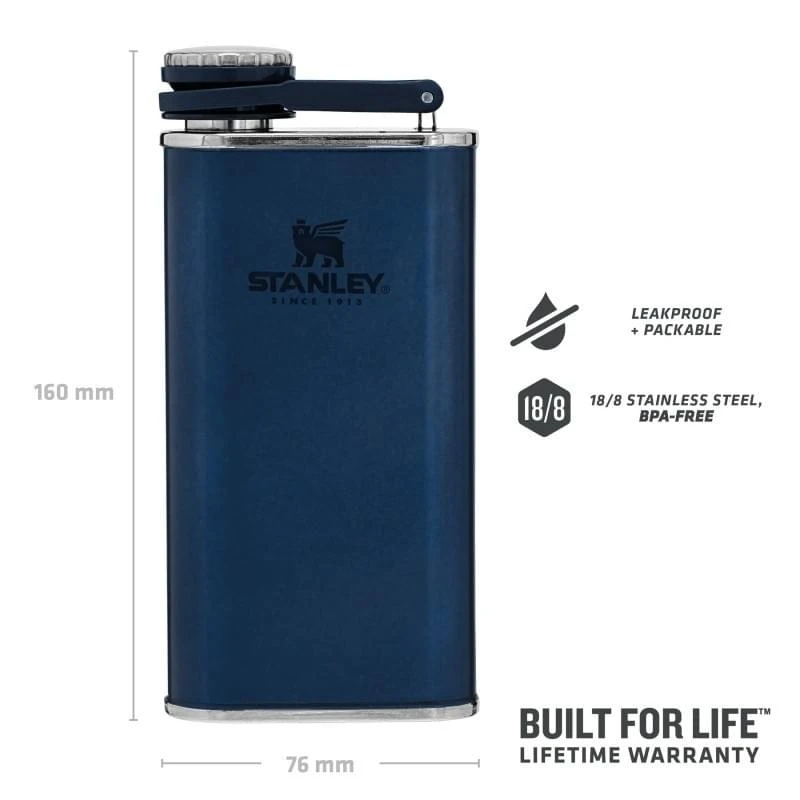 Stanley The Easy Fill Wide Mouth Flask 0,23L Blauw 3 Stanley The Easy Fill Wide Mouth Flask 0,23L Blauw - Afbeelding 3