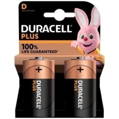 Duracell Plus Alkaline D Batterijen