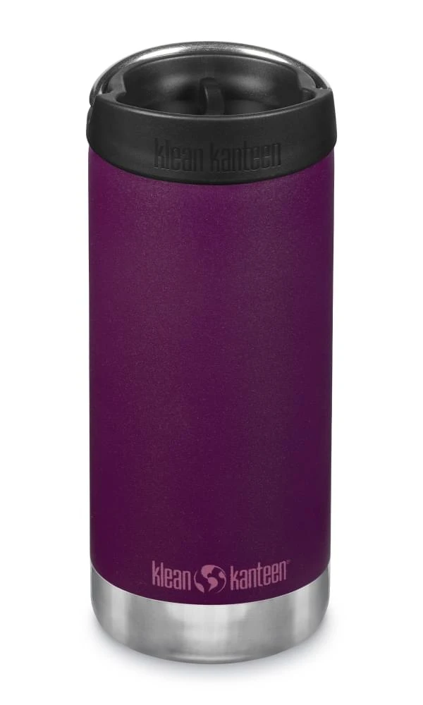 Klean Kanteen TKWide Isolatiefles 355 Ml Met Koffiedop Paars 1 Klean Kanteen TKWide Isolatiefles 355 Ml Met Koffiedop Paars