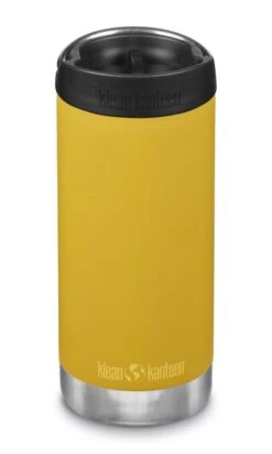 Klean Kanteen TKWide Isolatiefles 355 Ml Met Koffiedop Geel