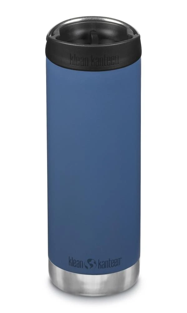 Klean Kanteen TKWide Isolatiefles 473 Ml Met Koffiedop Donkerblauw 1 Klean Kanteen TKWide Isolatiefles 473 Ml Met Koffiedop Donkerblauw
