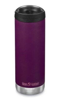 Klean Kanteen TKWide Isolatiefles 473 Ml Met Koffiedop Paars
