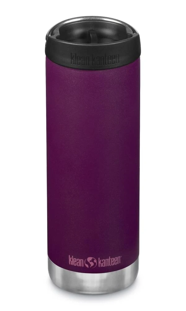 Klean Kanteen TKWide Isolatiefles 473 Ml Met Koffiedop Paars 1 Klean Kanteen TKWide Isolatiefles 473 Ml Met Koffiedop Paars