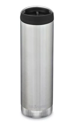 Klean Kanteen TKWide Isolatiefles 592 Ml Met Koffiedop Zilver