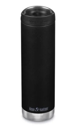Klean Kanteen TKWide Isolatiefles 592 Ml Met Koffiedop Zwart