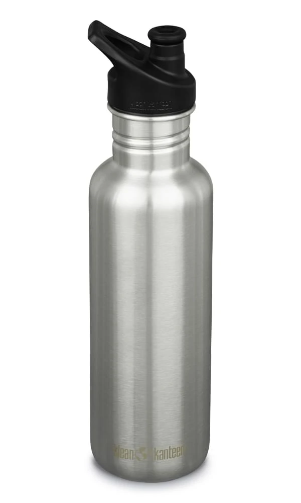 Klean Kanteen Classic Drinkfles Met Sportdop 800 Ml Zilver 1 Klean Kanteen Classic Drinkfles Met Sportdop 800 Ml Zilver