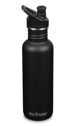 Klean Kanteen Classic Drinkfles Met Sportdop 800 Ml Zwart