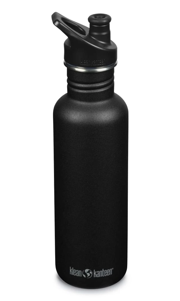 Klean Kanteen Classic Drinkfles Met Sportdop 800 Ml Zwart 1 Klean Kanteen Classic Drinkfles Met Sportdop 800 Ml Zwart