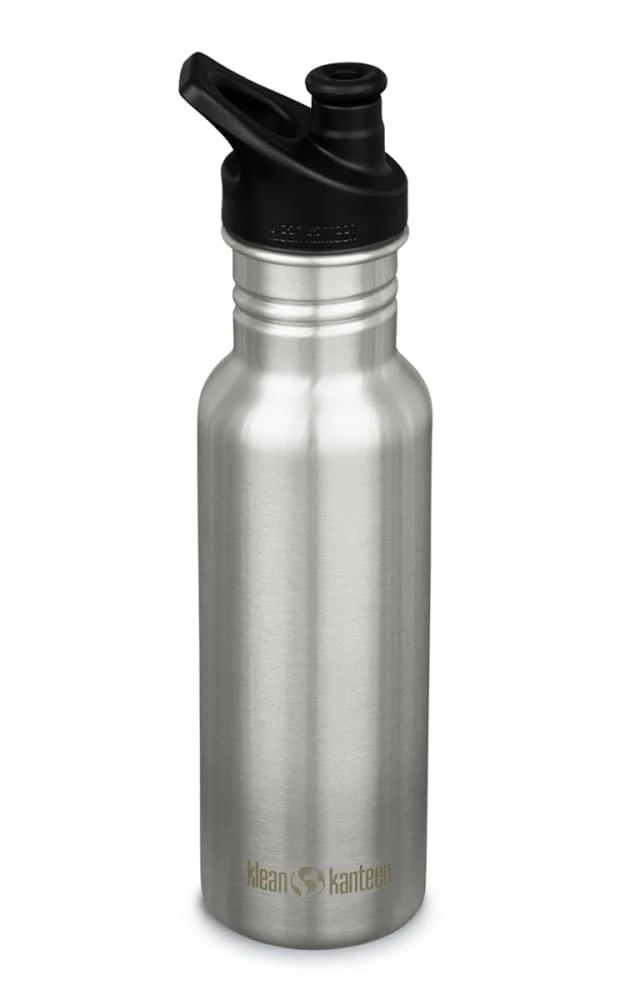 Klean Kanteen Classic Narrow Drinkfles Met Sportdop 532 Ml Zilver 1 Klean Kanteen Classic Narrow Drinkfles Met Sportdop 532 Ml Zilver