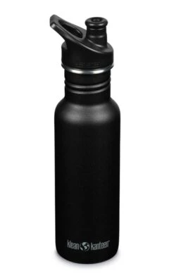 Klean Kanteen Classic Narrow Drinkfles Met Sportdop 532 Ml Zwart