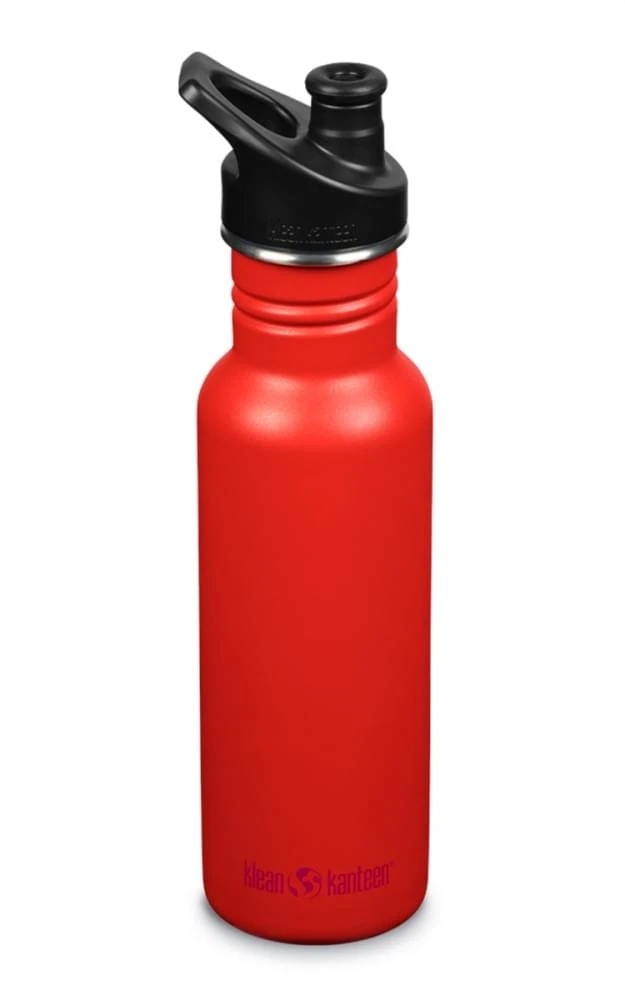 Klean Kanteen Classic Narrow Drinkfles Met Sportdop 532 Ml Rood 1 Klean Kanteen Classic Narrow Drinkfles Met Sportdop 532 Ml Rood