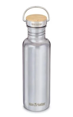 Klean Kanteen Reflect Drinkfles Met Bamboedop 540 Ml Zilver