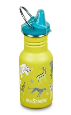 Klean Kanteen Classic Narrow Kinder Drinkfles Met Sippydop 355 Ml Geel